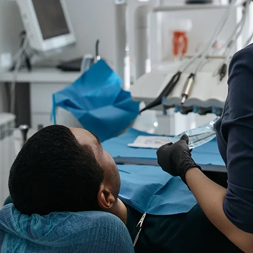 Man At The Dentist